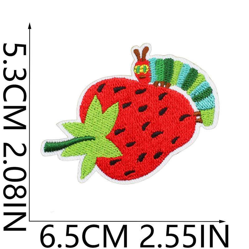 可爱毛毛虫刺绣布贴衣服装饰烂苹果小虫子补丁贴西瓜绣花章仔爆款,居家布艺,布贴,淘宝优惠券,粉丝福利购,淘宝优惠卷