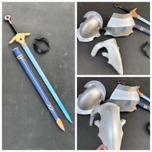 LJCOS 胜利女神妮姬nikke寒冬 吉萝婷 寒冬杀手 勇者之剑cos道具