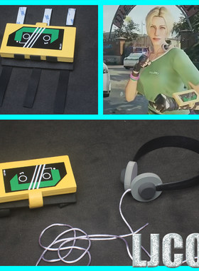 彩虹六号 围攻  IQ 菁英皮肤耳机显示器 cosplay道具