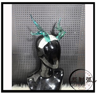 明日方舟 夕 cos 角 将进酒 染尘烟 cosplay道具 头饰