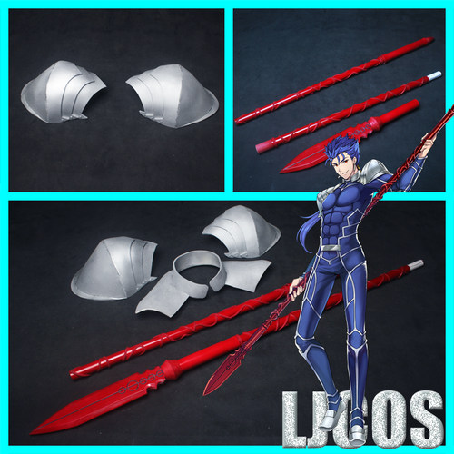 Fate EXTRA Last Encore库丘林Lancer肩甲武器cosplay