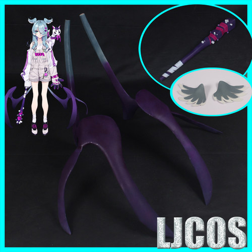 【LJCOS】彩虹社EN vtuber虚拟偶像Elira Pendora尾巴头饰cosplay