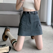 2025新款半身裙夏季裤裙子套装女款爆款高腰感A字半身裙子KX88732