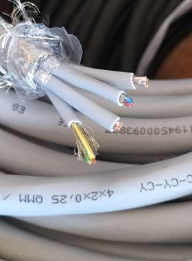 德国进口HELUKABEL分组独立屏蔽4×2×0.25平方屏蔽线8芯延长线