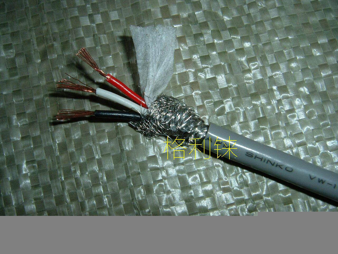 日本进口3芯0.3平方屏蔽线信号线控制线仪器连接线纯铜芯超软RVVP