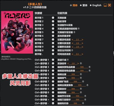 多重人生修改器 steam正版专用电脑科技辅助工具 不含游戏