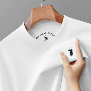 男装经典保罗刺绣卫衣圆领包边工艺套头休闲商务秋装马标男