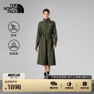 北面UE設計師款 8E6T TheNorthFace 女連衣裙防潑水防風戶外新款