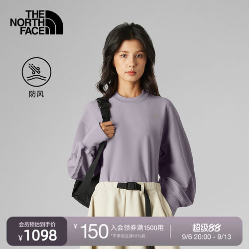 北面UE设计师款女A字防风卫衣