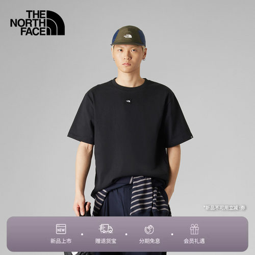 北面UE男重磅纯棉舒适短袖T恤
