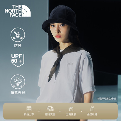 北面UE设计师女防风防晒短袖T恤