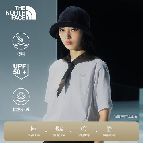 北面UE设计师女防风防晒短袖T恤