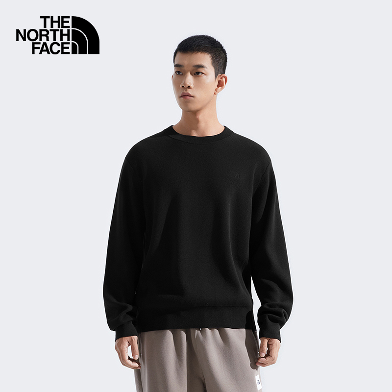 北面男休闲时尚针织卫衣