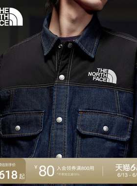 北面UE设计师款牛仔夹克外套牛仔裤男款套装户外新款TheNorthFace