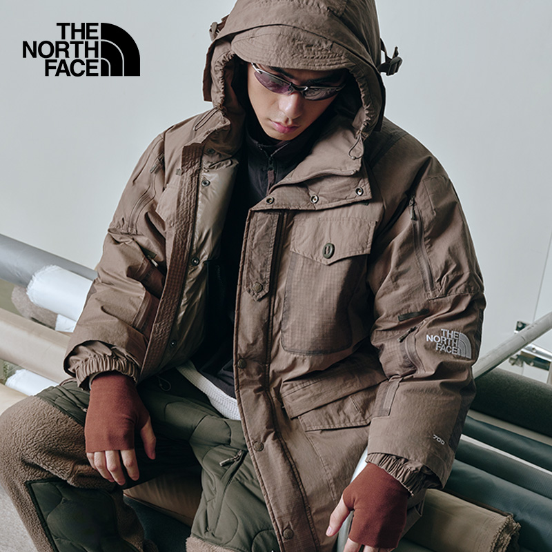 北面UE设计师款男款中长羽绒服