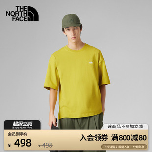 北面UE男纯棉刺绣LOGO短袖 T恤TheNorthFace 885R 李昀锐同款