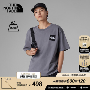 83QJ TheNorthFace北面UE重磅纯棉舒适宽松短袖 T恤男户外24春新款