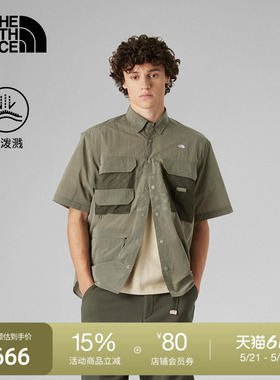 北面UE设计师款男短袖衬衫防泼水休闲户外夏款TheNorthFace|8CKR