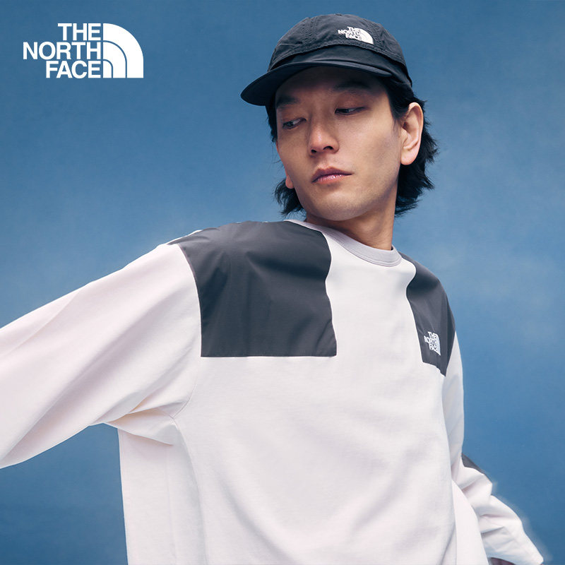 北面UE设计师款男长袖T恤宽松休闲户外春夏款TheNorthFace|8DHA