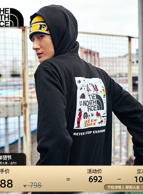 北面男女同款Uncle Belly合作系列针织卫衣新TheNorthFace|8JRS