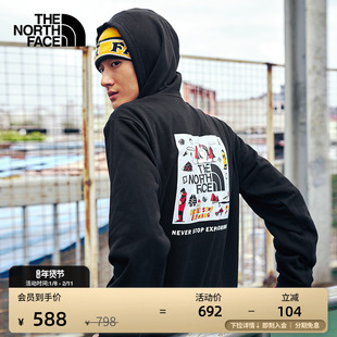 北面男女同款Uncle Belly合作系列针织卫衣新TheNorthFace|8JRS