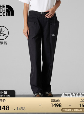 北面UE设计师款休闲裤女拼接设计户外防泼水TheNorthFace|8E2Q