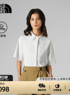 北面UE设计师款短袖POLO衬衫女防泼水户外新款TheNorthFace|8F58