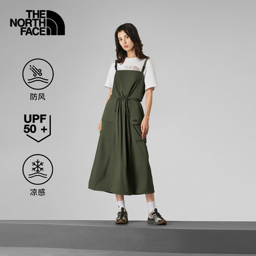 北面UE设计师款女防晒凉感连衣裙