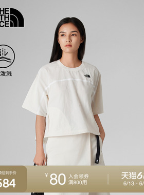 北面UE女短袖T恤防泼水户外宽松A字春夏款TheNorthFace|8CJ8