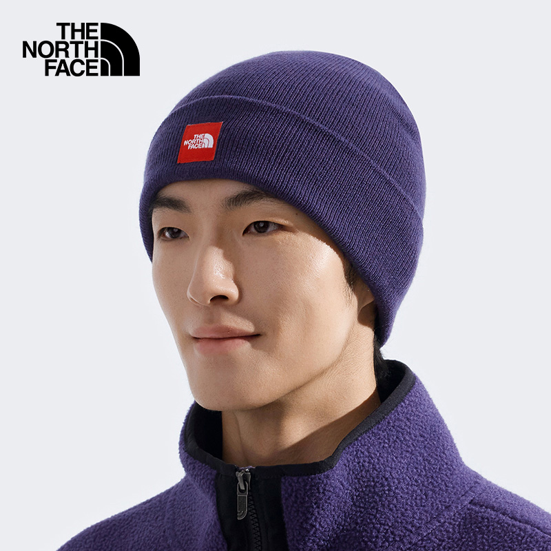 北面RedBox男女同款保暖针织帽