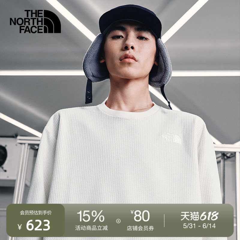 北面UE设计师款华夫格长袖T恤男舒适休闲户外TheNorthFace|8E1W