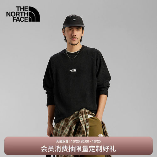 北面UE设计师款男拼接保暖毛衣