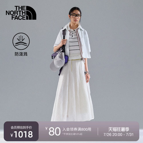 北面UE设计师款女短袖POLO衬衫