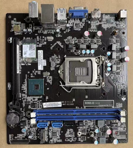 全新原装清华同方B360-D主板 B360芯片 1151接口 DC19V4.74A电源