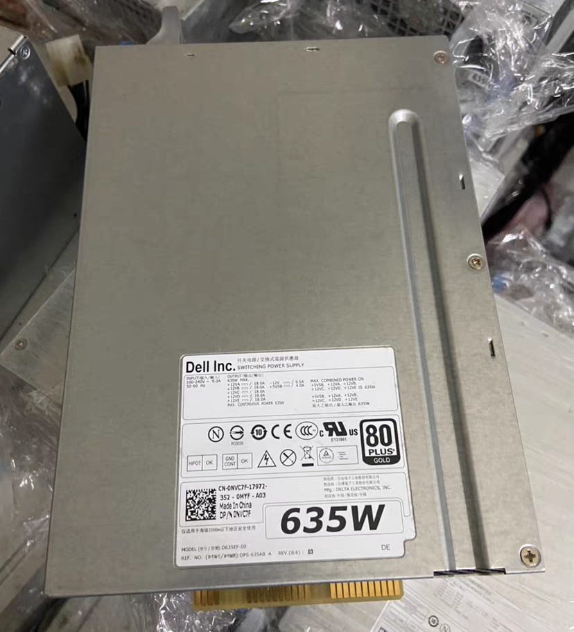 原装 戴尔DELL T3600 T3610 T5600 电源 D F635EF-00 1K45H NVC7F