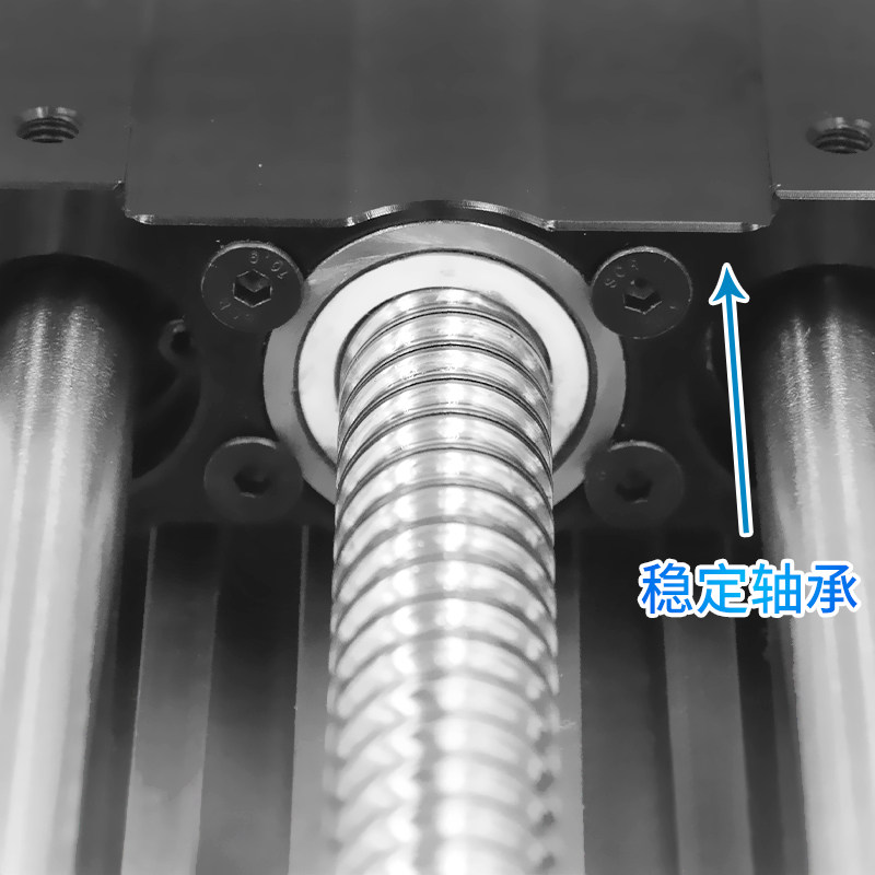 핸드 휠 브레이크 잠금 크로스 XYZ 소형 모바일 플랫폼을 갖춘 듀얼 광축 정밀 볼 스크류 슬라이드 모듈