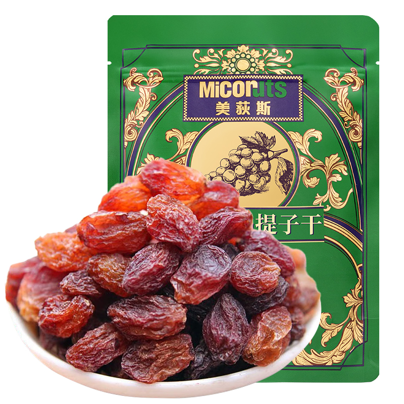 美荻斯南美火焰提子干180g 网红蜜饯果脯休闲零食独立小包装