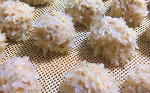 湖北特产小吃武汉珍珠丸子 糯米圆子园子蓑衣元子500g