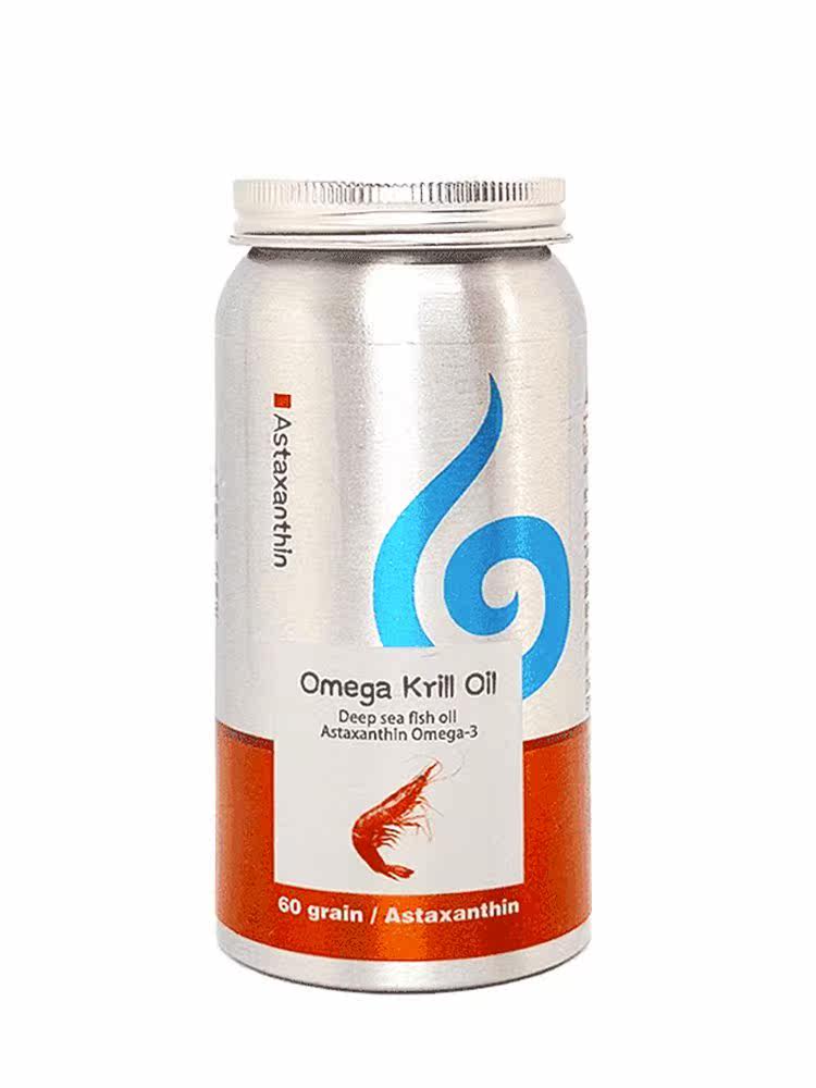深海鱼油（冷藏保存）南极磷虾油30粒高磷脂56%纯虾青素精华胶囊