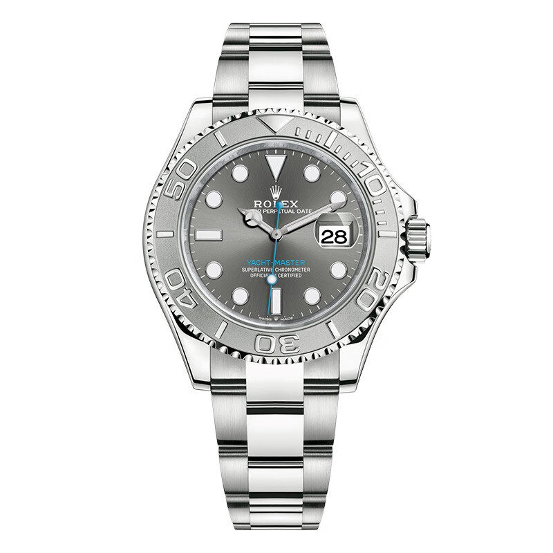 rolex劳力士手表游艇名仕型男表灰游艇钢带机械表m126622-0001