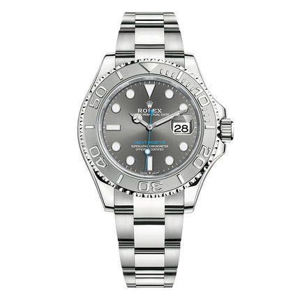 ROLEX劳力士手表游艇名仕型男表灰游艇钢带机械表M126622-0001