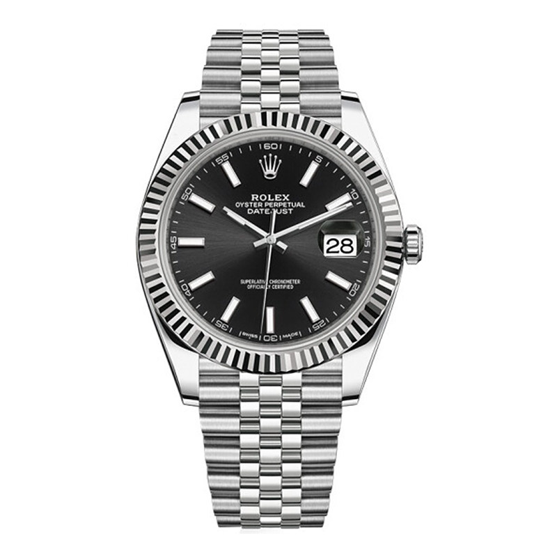 rolex劳力士手表日志型男表时尚商务日历钢带机械表m126334-0018