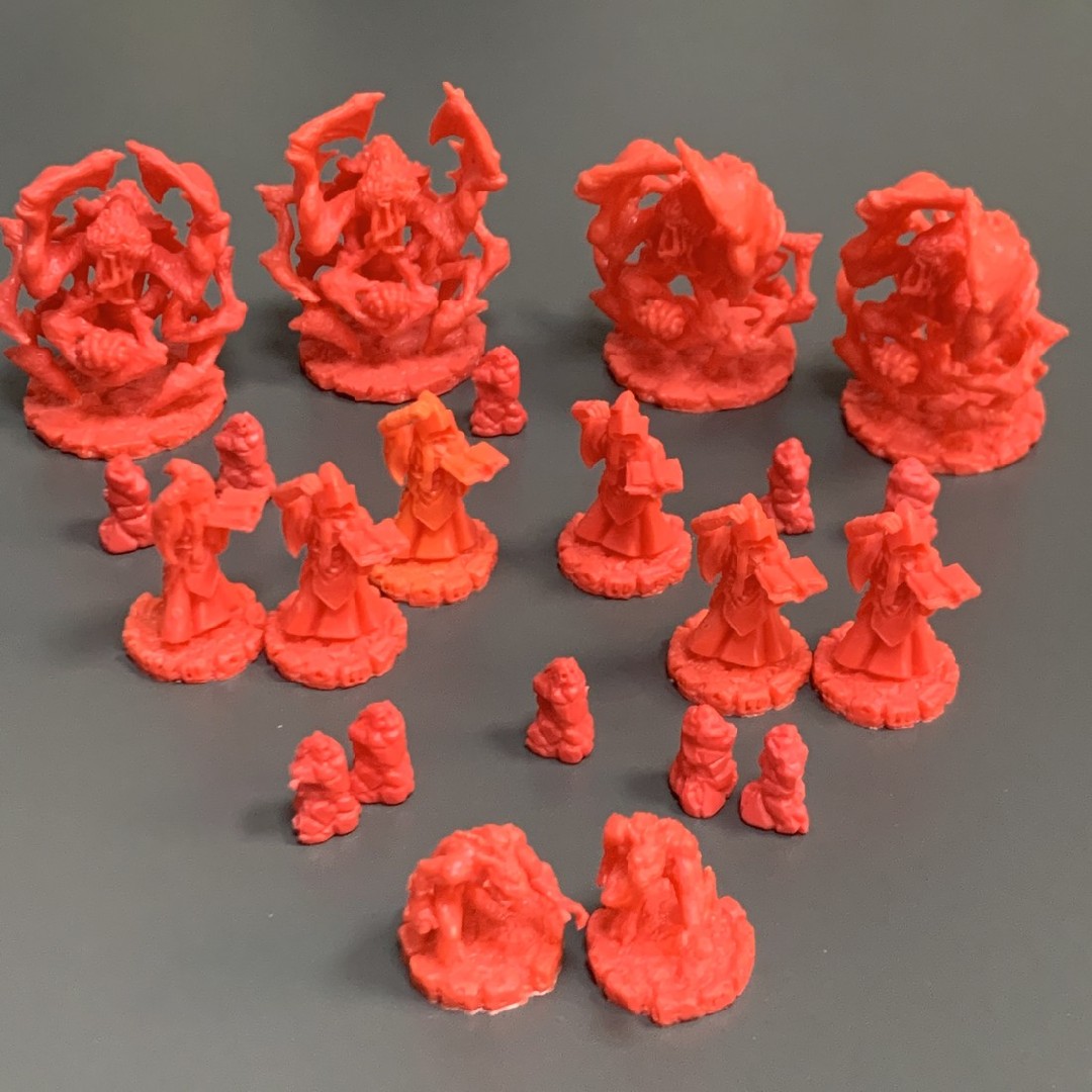 克苏鲁战争 Cthulhu Wars 桌游模型  全套如图实拍 所看即所得