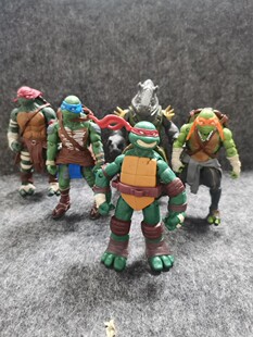 彩星猪面忍者神龟 牛头 拉斐尔TMNT 模型 关节可动 手办公仔 玩具
