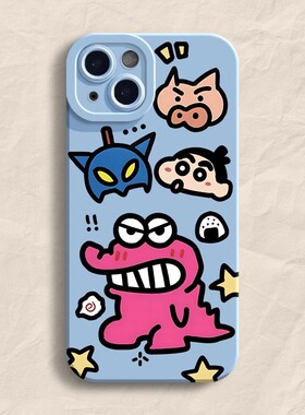 恐龙蜡笔小新vivox300pro手机壳x200s新款100适用s50女30男s19软x70/60i情侣iqoo15/13硅胶neo11卡通z9turbo