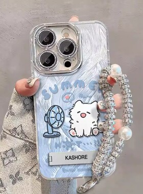 风扇小狗小米17手机壳15适用红米k80至尊版Redmik90/70/60新款note14/13/12全包civi5镜头膜turbo4pro保护套