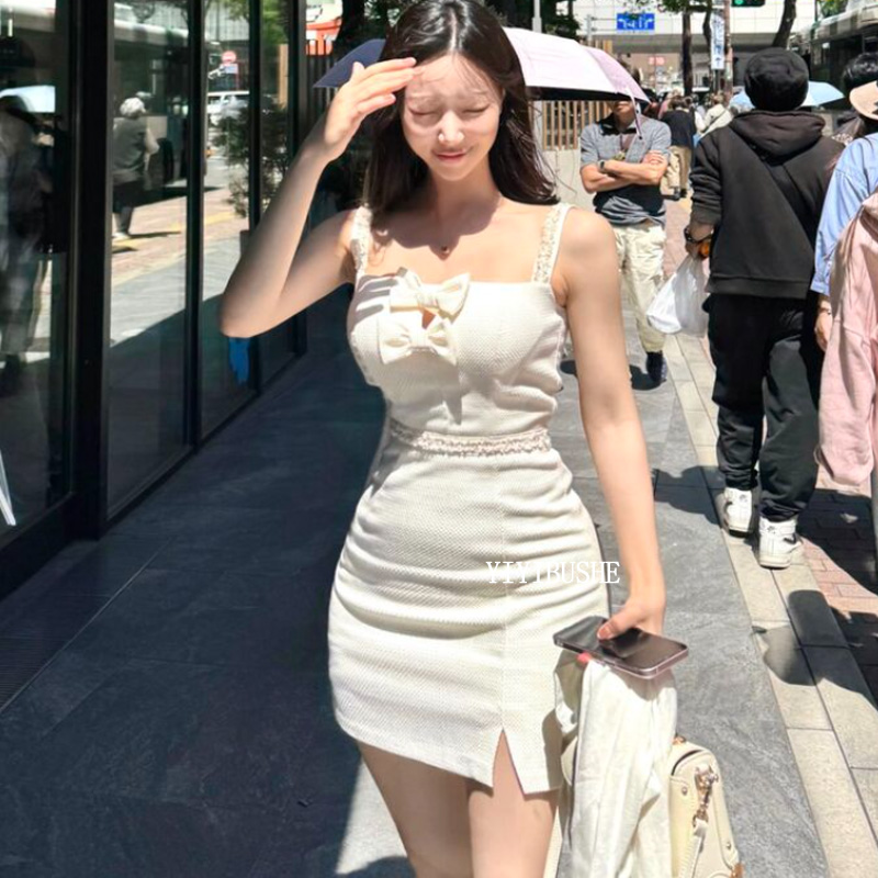 韩国代购正品PL216轻奢高级感 名媛风生日party日常可穿小礼服裙