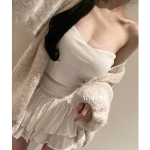 韩国代购正品PU010春季实穿 女人味慵懒风显瘦宽松毛衣针织外套女