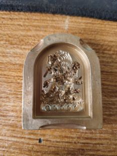 黑财神擦擦模具尺寸4厘米黄铜材质支持定制和复刻老擦模