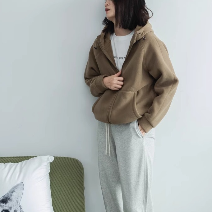 2025年秋冬摇粒绒新款宽松保暖